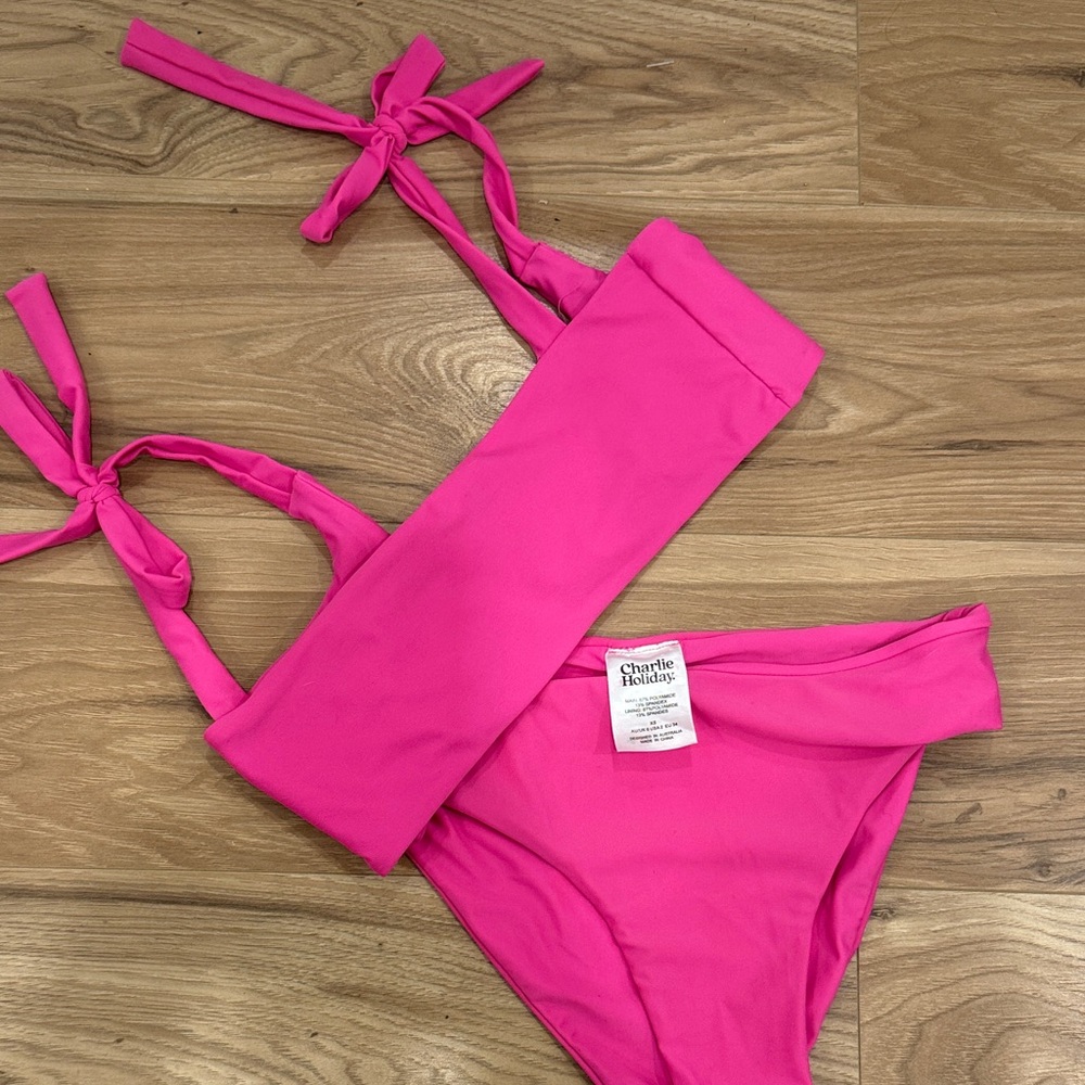 Charlie Holiday Vibrant Pink Bikini Set